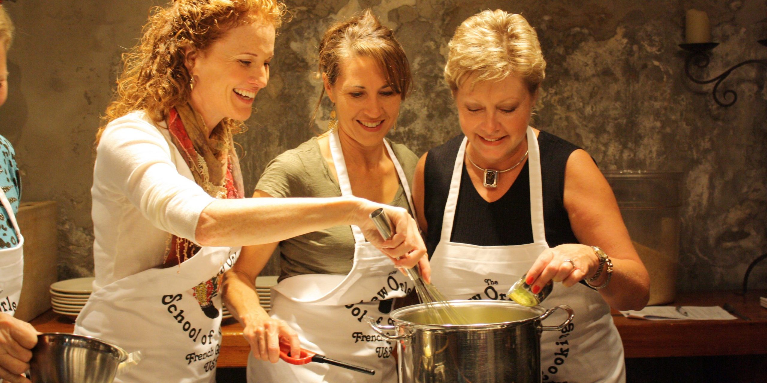 three-women-cooking-tradition three women cooking holiday tradition