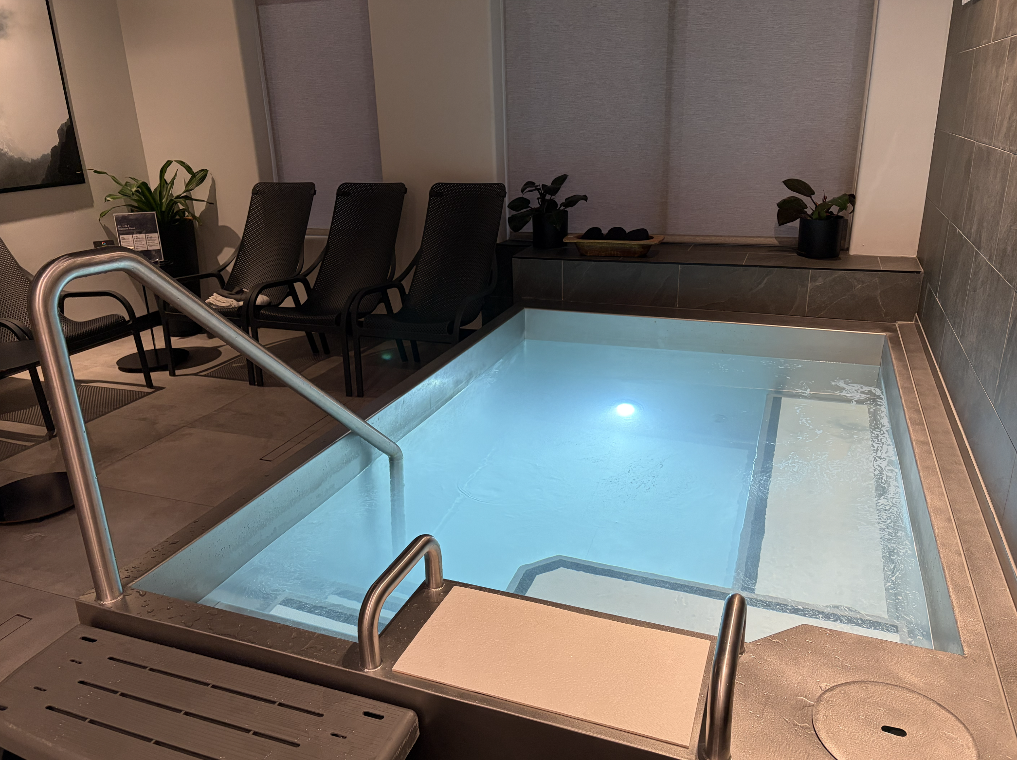 Image of cold plunge pool for trauma healing and nervous system reset in st george utah